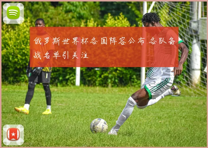 俄罗斯世界杯各国阵容公布 各队备战名单引关注